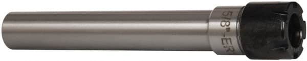 Interstate - 1" Projection, Straight Shank, ER16 Collet Chuck - 3.65" OAL, 5/8" Shank Diam - Exact Tooling
