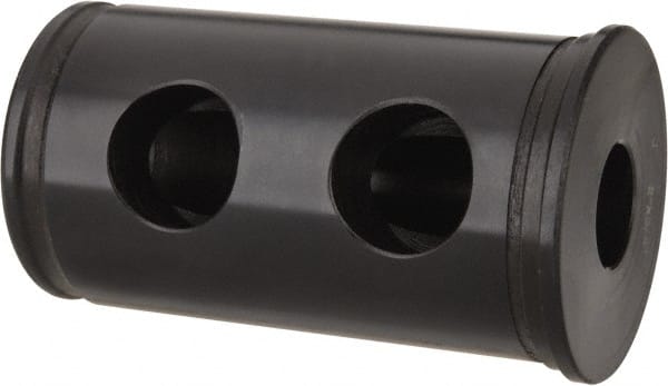 Interstate - 3/4" ID, 2" OD, 3-1/2" Length Under Head, Type J Lathe Tool Holder Bushing - 3/16" Head Thickness - Exact Tooling