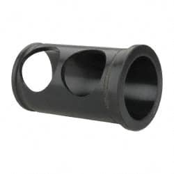 Interstate - 1-1/4" ID, 1-1/2" OD, 2-1/2" Length Under Head, Type J Lathe Tool Holder Bushing - 3/16" Head Thickness - Exact Tooling