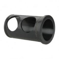 Interstate - 1-1/4" ID, 1-1/2" OD, 2-1/2" Length Under Head, Type J Lathe Tool Holder Bushing - 3/16" Head Thickness - Exact Tooling