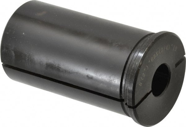 Interstate - 3/4" ID, 2" OD, 3-1/2" Length Under Head, Type B Lathe Tool Holder Bushing - Type B, 0.295 Inch Thick Head - Exact Tooling