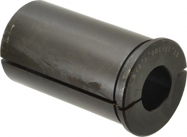 Interstate - 1" ID, 2" OD, 3-1/2" Length Under Head, Type B Lathe Tool Holder Bushing - Type B, 0.295 Inch Thick Head - Exact Tooling