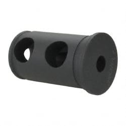 Interstate - 3/8" ID, 1-1/4" OD, 2-1/8" Length Under Head, Type J Lathe Tool Holder Bushing - 3/16" Head Thickness - Exact Tooling