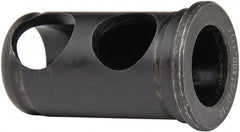 Interstate - 3/4" ID, 1" OD, 1-3/4" Length Under Head, Type J Lathe Tool Holder Bushing - 3/16" Head Thickness - Exact Tooling