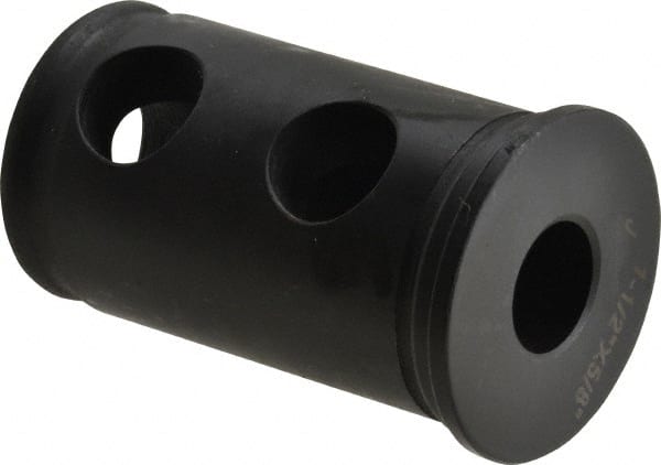 Interstate - 5/8" ID, 1-1/2" OD, 2-1/2" Length Under Head, Type J Lathe Tool Holder Bushing - 3/16" Head Thickness - Exact Tooling