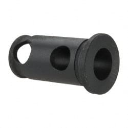 Interstate - 1/2" ID, 3/4" OD, 1-1/2" Length Under Head, Type J Lathe Tool Holder Bushing - 3/16" Head Thickness - Exact Tooling