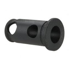 Interstate - 1/2" ID, 3/4" OD, 1-1/2" Length Under Head, Type J Lathe Tool Holder Bushing - 3/16" Head Thickness - Exact Tooling