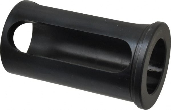 Interstate - 1-3/4" ID, 2-1/2" OD, 4-1/2" Length Under Head, Type C Lathe Tool Holder Bushing - 4-1/8" Slot Length - Exact Tooling
