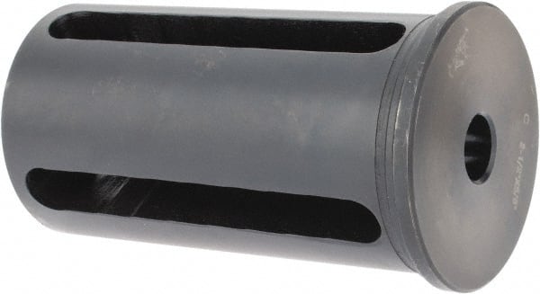 Interstate - 5/8" ID, 2-1/2" OD, 4-1/2" Length Under Head, Type C Lathe Tool Holder Bushing - 4-1/8" Slot Length - Exact Tooling