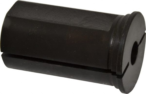 Interstate - 1/2" ID, 1-1/2" OD, 2-1/2" Length Under Head, Type B Lathe Tool Holder Bushing - Type B, 0.265 Inch Thick Head - Exact Tooling
