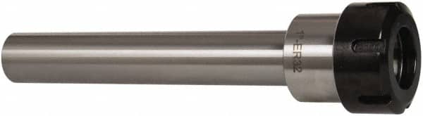 Interstate - 1" Projection, Straight Shank, ER32 Collet Chuck - 6.2" OAL, 1" Shank Diam - Exact Tooling