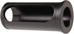 Interstate - 1" ID, 1-1/2" OD, 3-3/8" Length Under Head, Type C Lathe Tool Holder Bushing - 3/16" Head Thickness, 3" Slot Length - Exact Tooling