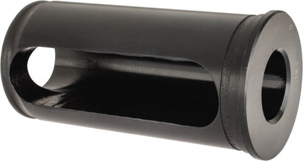 Interstate - 1" ID, 2" OD, 4" Length Under Head, Type C Lathe Tool Holder Bushing - 5/16" Head Thickness, 3-5/8" Slot Length - Exact Tooling