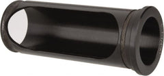 Interstate - 1" ID, 1-1/4" OD, 3-1/4" Length Under Head, Type C Lathe Tool Holder Bushing - 3/16" Head Thickness, 2-7/8" Slot Length - Exact Tooling