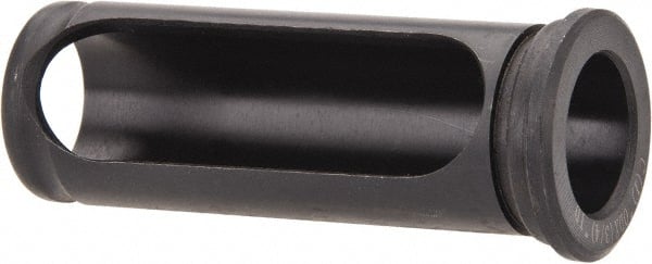 Interstate - 3/4" ID, 1" OD, 2-3/4" Length Under Head, Type C Lathe Tool Holder Bushing - 3/16" Head Thickness, 2-3/8" Slot Length - Exact Tooling