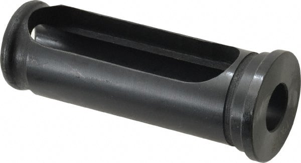Interstate - 1/2" ID, 1" OD, 2-3/4" Length Under Head, Type C Lathe Tool Holder Bushing - 3/16" Head Thickness, 2-3/8" Slot Length - Exact Tooling