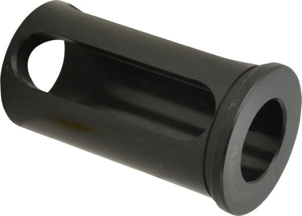 Interstate - 1-1/2" ID, 2-1/2" OD, 4-1/2" Length Under Head, Type C Lathe Tool Holder Bushing - 4-1/8" Slot Length - Exact Tooling