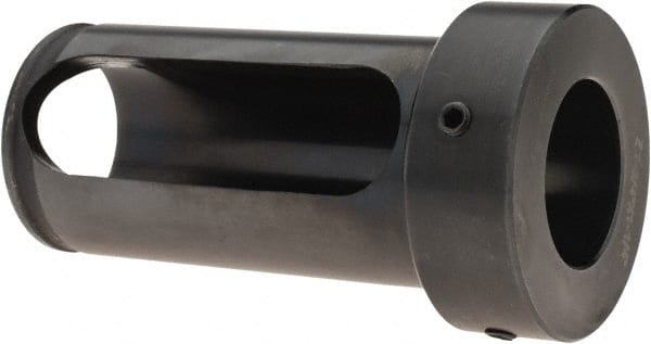 Interstate - 1-1/4" ID, 1-3/4" OD, 3-1/2" Length Under Head, Type Z Lathe Tool Holder Bushing - 3/4" Head Thickness, 3-1/8" Slot Length - Exact Tooling