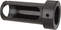 Interstate - 1-1/4" ID, 1-1/2" OD, 3-1/4" Length Under Head, Type Z Lathe Tool Holder Bushing - 3/4" Head Thickness, 2-7/8" Slot Length - Exact Tooling