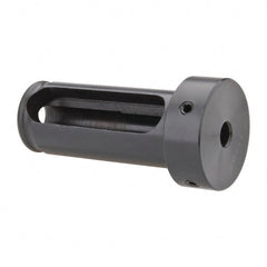 Interstate - 3/8" ID, 1-1/4" OD, 3" Length Under Head, Type Z Lathe Tool Holder Bushing - 5/8" Head Thickness, 2-5/8" Slot Length - Exact Tooling