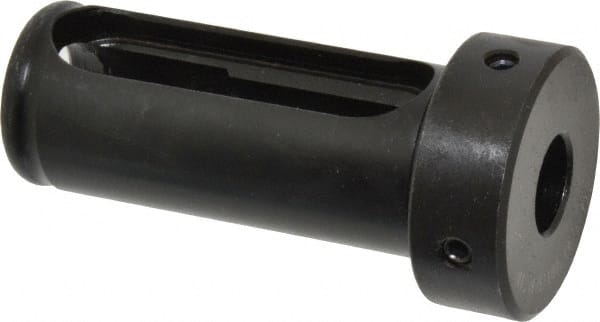 Interstate - 5/8" ID, 1-1/4" OD, 3" Length Under Head, Type Z Lathe Tool Holder Bushing - 5/8" Head Thickness, 2-5/8" Slot Length - Exact Tooling