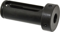 Interstate - 5/8" ID, 1-1/4" OD, 3" Length Under Head, Type Z Lathe Tool Holder Bushing - 5/8" Head Thickness, 2-5/8" Slot Length - Exact Tooling