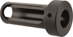 Interstate - 7/8" ID, 1-1/4" OD, 3" Length Under Head, Type Z Lathe Tool Holder Bushing - 5/8" Head Thickness, 2-5/8" Slot Length - Exact Tooling