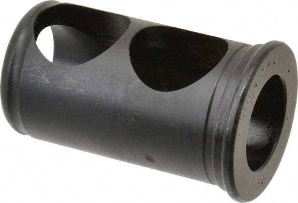 Interstate - 1" ID, 1-1/2" OD, 2-1/2" Length Under Head, Type J Lathe Tool Holder Bushing - 3/16" Head Thickness - Exact Tooling