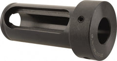 Interstate - 7/8" ID, 1-1/2" OD, 3-1/4" Length Under Head, Type Z Lathe Tool Holder Bushing - 3/4" Head Thickness, 2-7/8" Slot Length - Exact Tooling