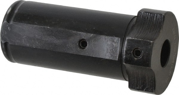 Interstate - 5/8" ID, 1-1/2" OD, 3-5/32" Length Under Head, Type LBF Lathe Tool Holder Bushing - 5/8" Head Thickness - Exact Tooling