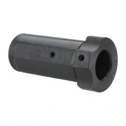 Interstate - 1" ID, 1-1/2" OD, 3-5/32" Length Under Head, Type LBF Lathe Tool Holder Bushing - 5/8" Head Thickness - Exact Tooling