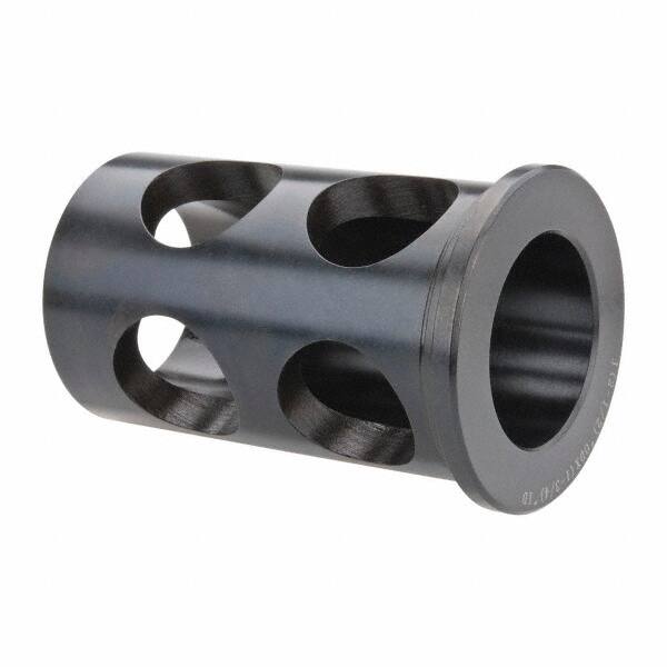 Interstate - 1-3/4" ID, 2-1/2" OD, 4" Length Under Head, Type J Lathe Tool Holder Bushing - Type J, 0.333 Inch Thick Head - Exact Tooling