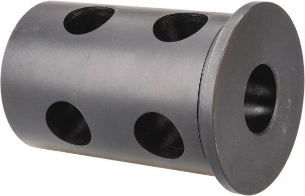 Interstate - 1-1/4" ID, 3" OD, 4-1/2" Length Under Head, Type J Lathe Tool Holder Bushing - Type J, 0.365 Inch Thick Head - Exact Tooling
