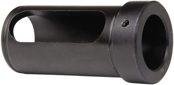 Interstate - 1-1/2" ID, 2" OD, 3-3/4" Length Under Head, Type Z Lathe Tool Holder Bushing - 3/4" Head Thickness, 3-3/8" Slot Length - Exact Tooling