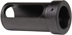 Interstate - 1-1/2" ID, 2" OD, 3-3/4" Length Under Head, Type Z Lathe Tool Holder Bushing - 3/4" Head Thickness, 3-3/8" Slot Length - Exact Tooling