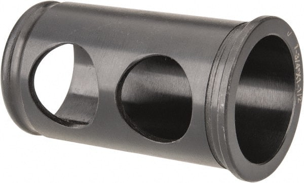 Interstate - 1-1/2" ID, 1-3/4" OD, 3" Length Under Head, Type J Lathe Tool Holder Bushing - 3/16" Head Thickness - Exact Tooling