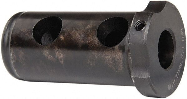 Interstate - 3/4" ID, 1-1/2" OD, 3-1/8" Length Under Head, Type LB Lathe Tool Holder Bushing - 3/8" Head Thickness - Exact Tooling