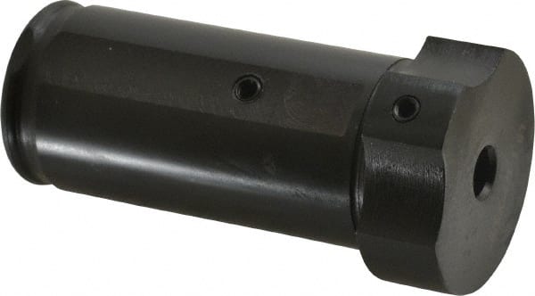 Interstate - 3/8" ID, 1-1/2" OD, 3-5/32" Length Under Head, Type LBF Lathe Tool Holder Bushing - 5/8" Head Thickness - Exact Tooling