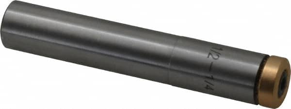Interstate - Slitting/Slotting Saw Arbor - Straight Shank, 1/2" Shank Diam, 2.83" OAL, For 1/4" Cutter Hole Diam - Exact Tooling
