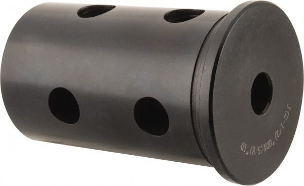 Interstate - 5/8" ID, 2-1/2" OD, 4" Length Under Head, Type J Lathe Tool Holder Bushing - Type J, 0.333 Inch Thick Head - Exact Tooling