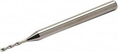 Seco - 0.5mm, 130° Point, Solid Carbide Micro Drill Bit - Exact Tooling