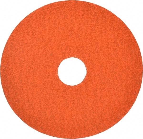 Norton - 4-1/2" Diam 7/8" Hole 50 Grit Fiber Disc - Ceramic, Series R980P - Exact Tooling