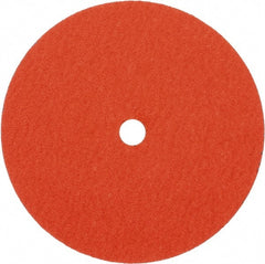 Norton - 9-1/8" Diam 7/8" Hole 24 Grit Fiber Disc - Ceramic, Series R980P - Exact Tooling