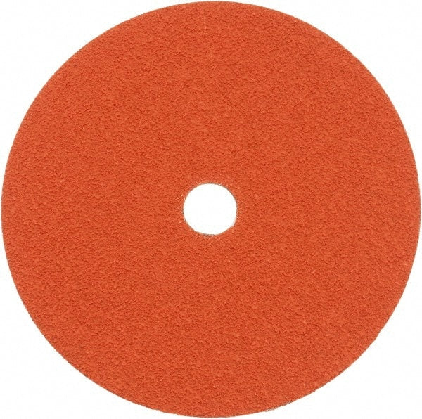 Norton - 7" Diam 7/8" Hole 50 Grit Fiber Disc - Ceramic, Series R980P - Exact Tooling