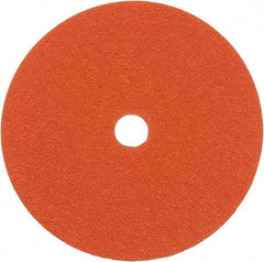 Norton - 7" Diam 7/8" Hole 50 Grit Fiber Disc - Ceramic, Series R980P - Exact Tooling