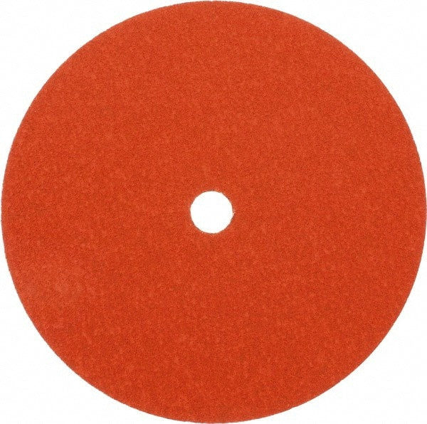 Norton - 9-1/8" Diam 7/8" Hole 50 Grit Fiber Disc - Ceramic, Series R980P - Exact Tooling