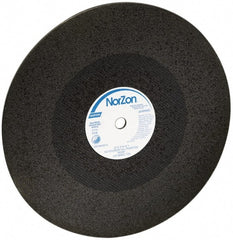 Norton - 24" Aluminum Oxide Cutoff Wheel - 7/32" Thick, 1-3/4" Arbor, 2,260 Max RPM, Use with Stationary Grinders - Exact Tooling