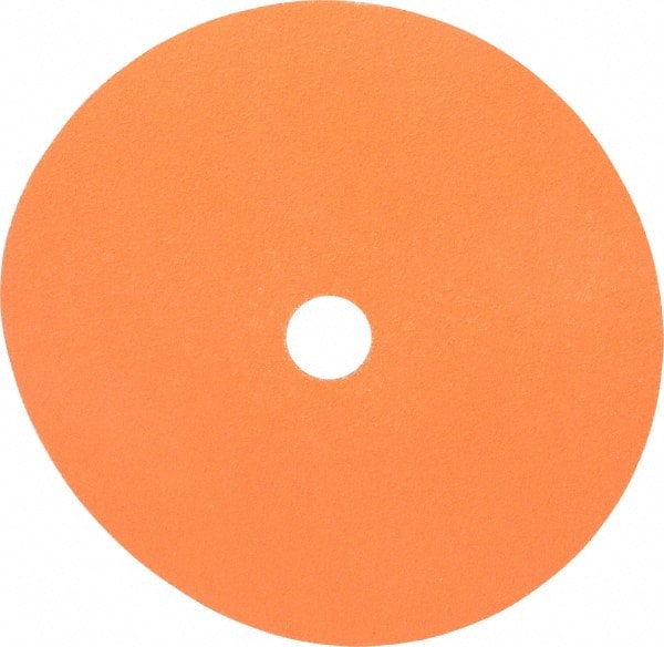 Norton - 7" Diam 7/8" Hole 60 Grit Fiber Disc - Medium Grade, Ceramic, Series R980P - Exact Tooling