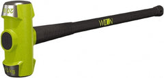Wilton - 20 Lb Head, 36" Long Sledge Hammer - Steel Head, Steel Handle with Grip - Exact Tooling