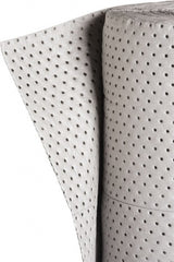 PRO-SAFE - 36 Gal Capacity per Package, Universal Roll - 150' Long x 15" Wide, Gray, Polypropylene - Exact Tooling